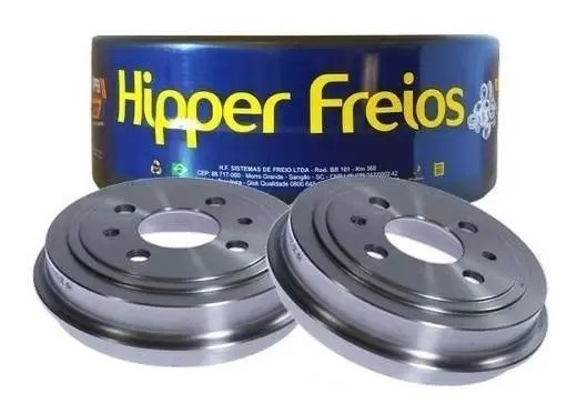 2 Tambores Freio Kia Picanto 2006 2007 2008 2009 2010 2011 - HIPPER FREIOS HF350G