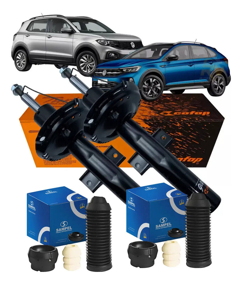 Par 2 Amortecedor Dianteiro Vw Nivus Tcross Cofap - COFAP GP33382/SK409ARS/