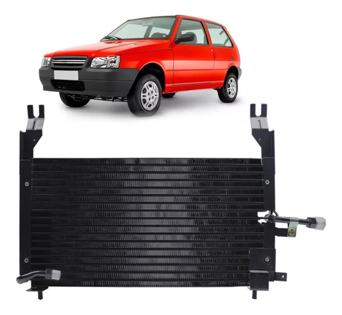 Condensador Fiat Uno Fire / Elba / Fiorino / Uno Mille - IRUY VN650.1.102