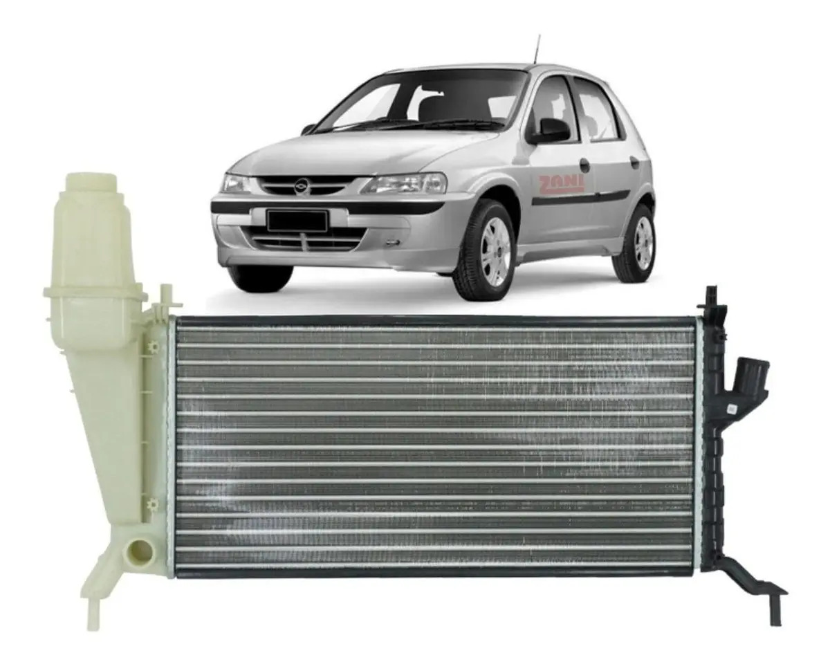 Radiador Celta 2000 2001 2002 2003 2004 2005 Com Ar C/res - IMPORTADO VARIADOS 21534 / BM242190-E / 40-17117.523 / RD 6580 E / PC105254