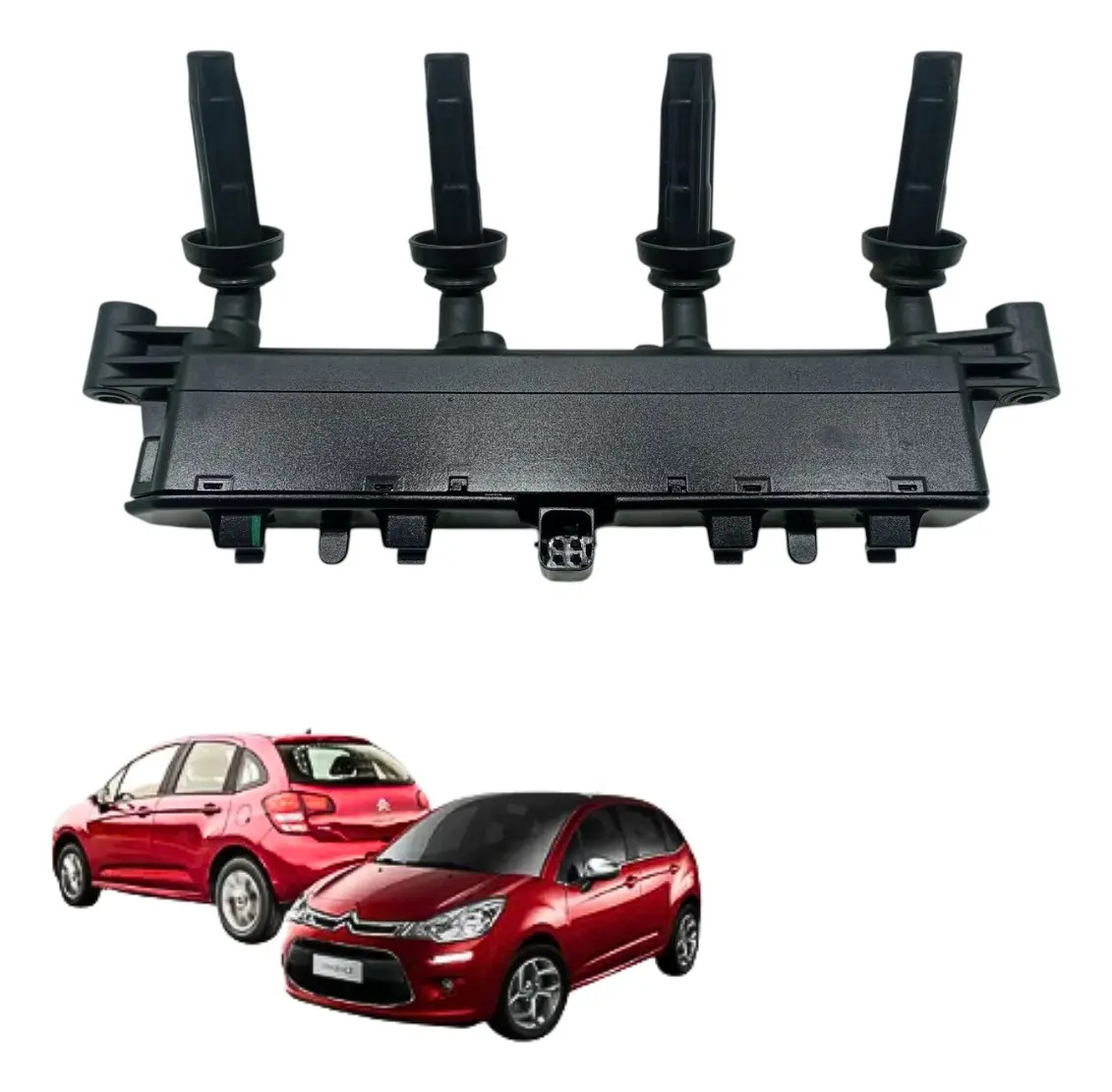 Bobina Ignição Valeo Peugeot Citroen C3 1.5 2013 2018 - CITROËN 9654814480