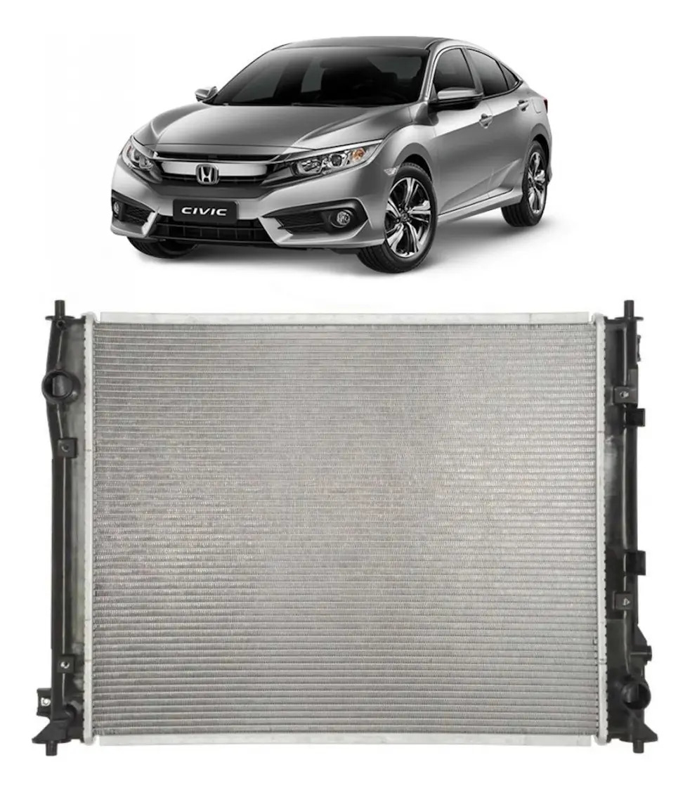 Radiador Para Civic 2.0 G10 2017 2018 2019 2020 2021 Tecfan - TECFAN 563250-B