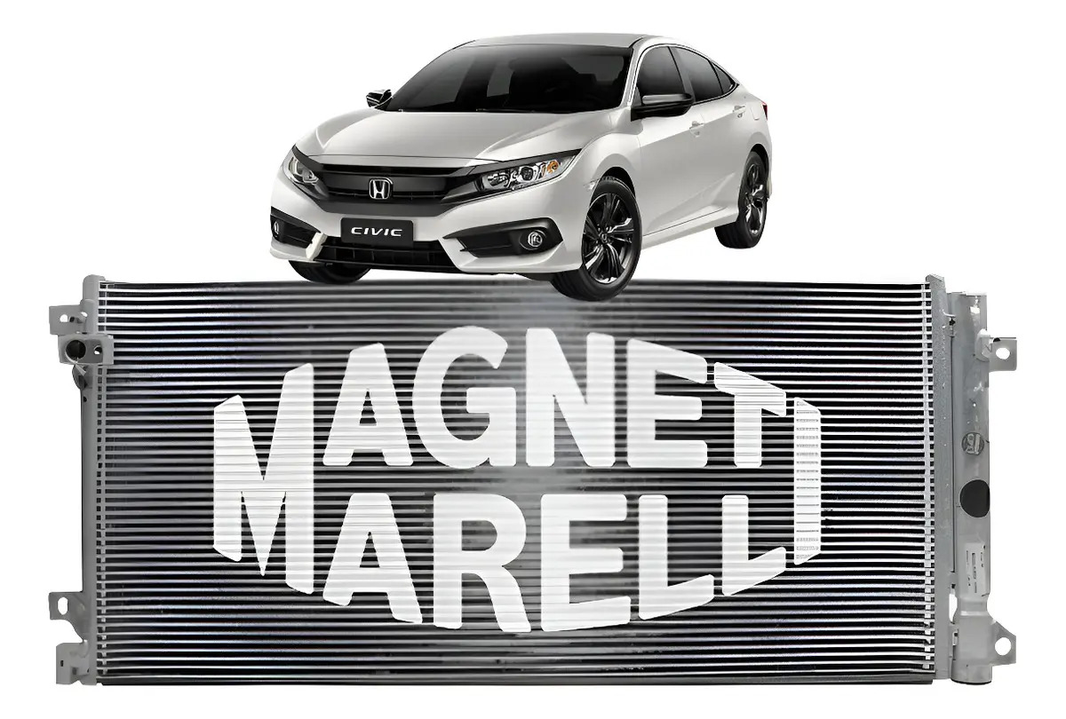 Condensador Marelli Honda Civic 1.5 Turbo 2017 A 2019 - MAGNETI MARELLI CMM5043HD | 80100TETH01 | 9E5Z19712A