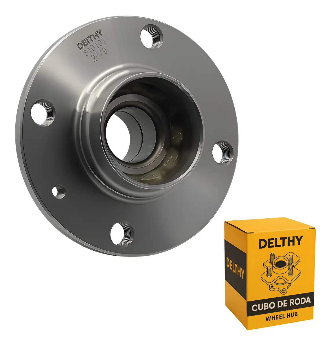 Cubo Roda Vw Gol Up Voyage 1.0 1.6 8v 16v Tras 2009/2021 - YMAX 510111 / FWB0601 / AL551 / IR18850 / IR18862 / NKF8153 / B9122 / 5U0501611