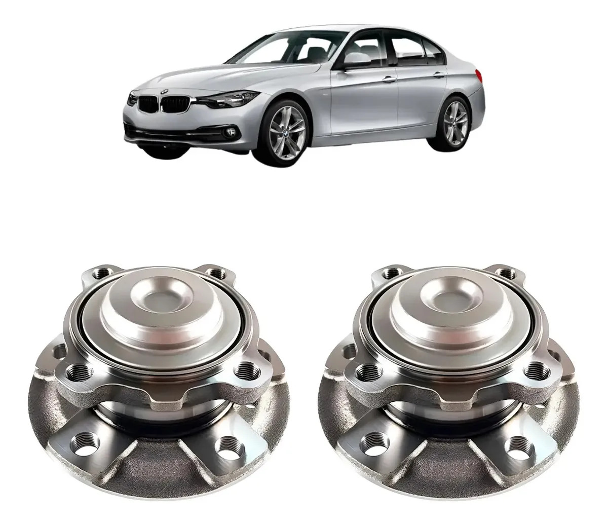 Par Cubo De Roda Dianteira Bmw 320i 328i 2001 A 2017 F30 - YMAX 510072 31206794850 31206857230 31206867256 F8345 FWB0855