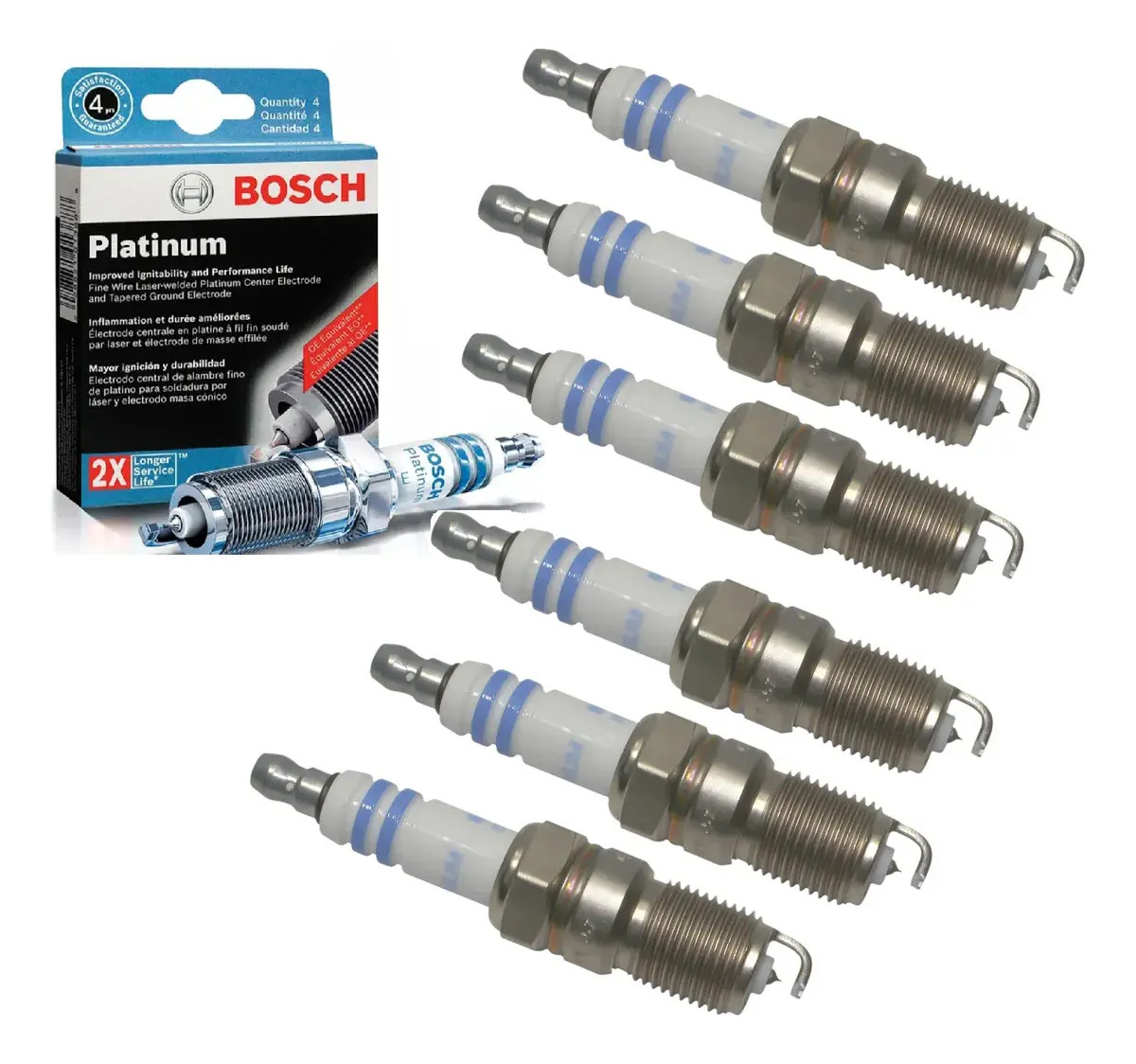 Vela de ignição de platina Ford Escape V6 3.0 2002-2010 - BOSCH 0 242 236 613