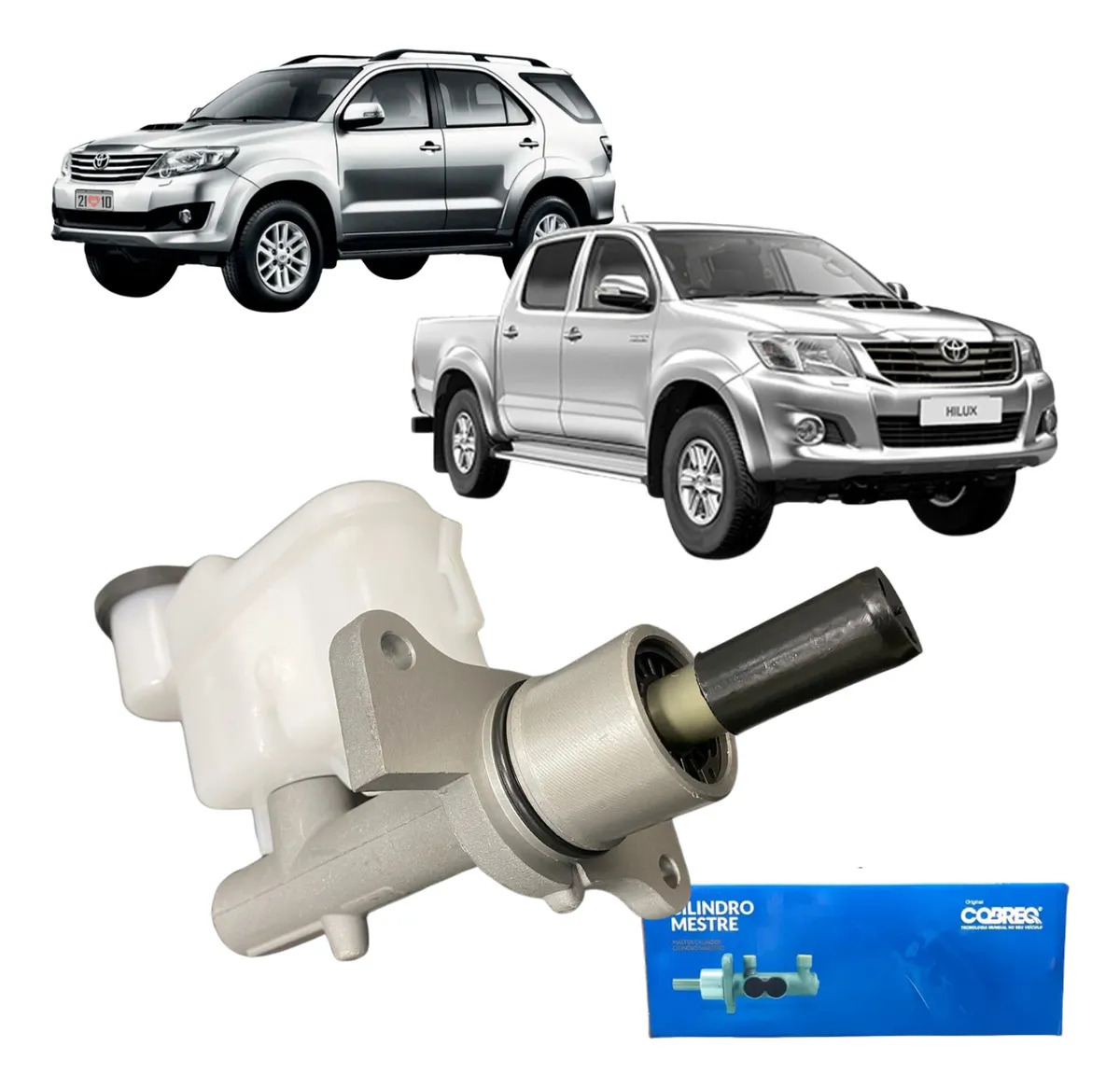 Cilindro Mestre Freio Hilux 2.5 2.7 3.0 Automático 2005/2015 - COBREQ 0014CM