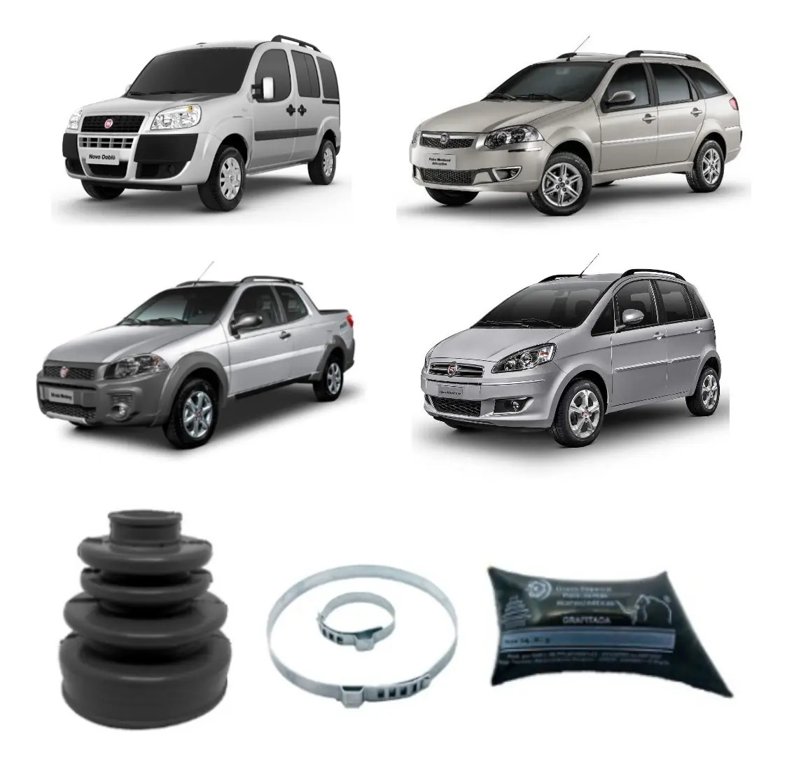 Coifa Homocinetica Strada Palio Doblo Idea Lado Câmbio - BROKITS 064039