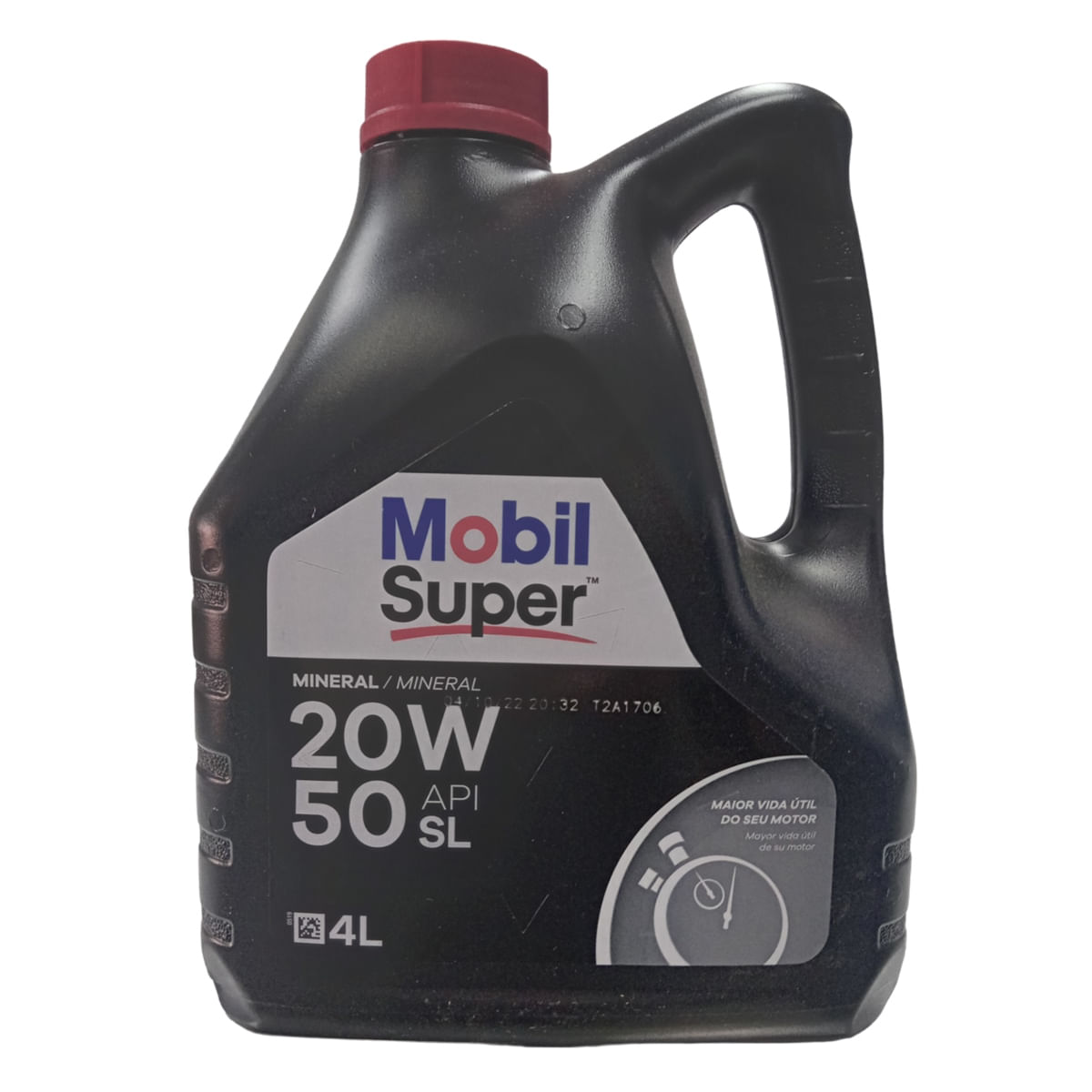Óleo Lubrificante do Motor Mobil Super 20W50 API SL Mineral - 4L - MOBIL 123038