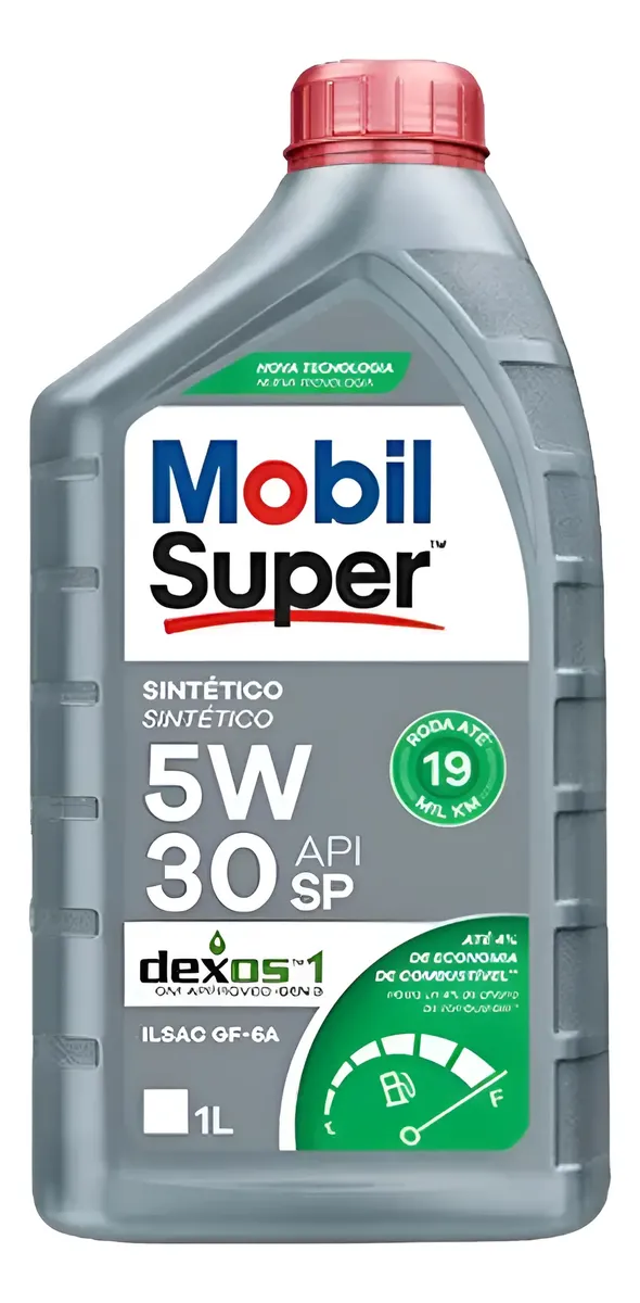 Óleo de Motor 5W30 SP Mobil Super 3000 D1 Sintético 1 Litro - MOBIL 123889SP