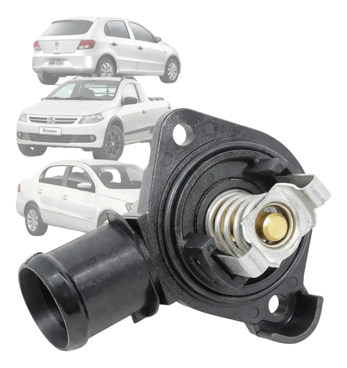 Válvula Termostática Vw Fox Polo Voyage Gol G3 G4 G5 Ea111 - YMAX 1245 444582 032121110K