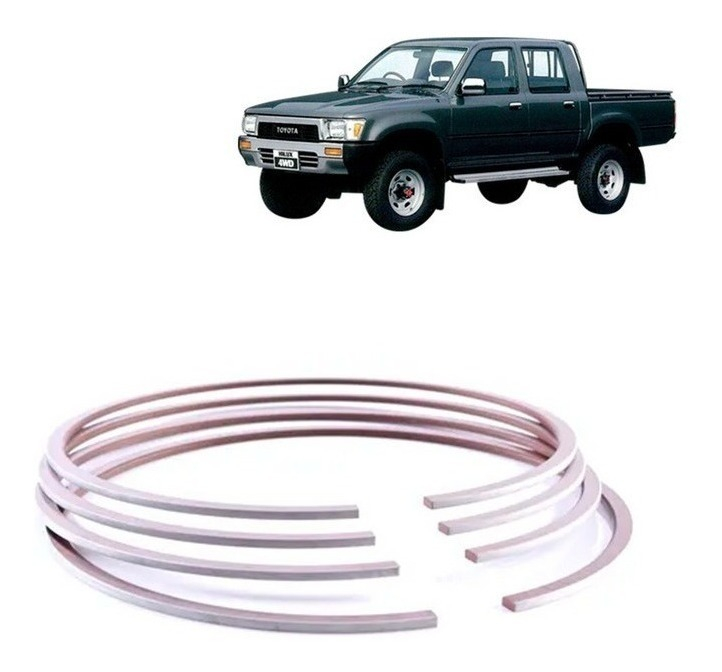 Anéis de motor padrão para Toyota Hilux 2.2 4y 1984 1993 - NPR 13011-73032-STD