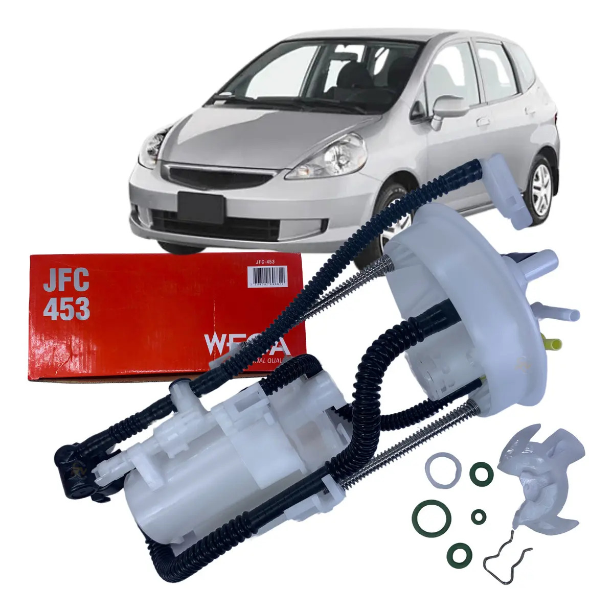 Filtro Combustível Wega Honda Fit 1.4 / 1.5 2003 A 2007 - WEGA 16010SAA000 FCBR140S JFC453 FBT2356 FSB2356