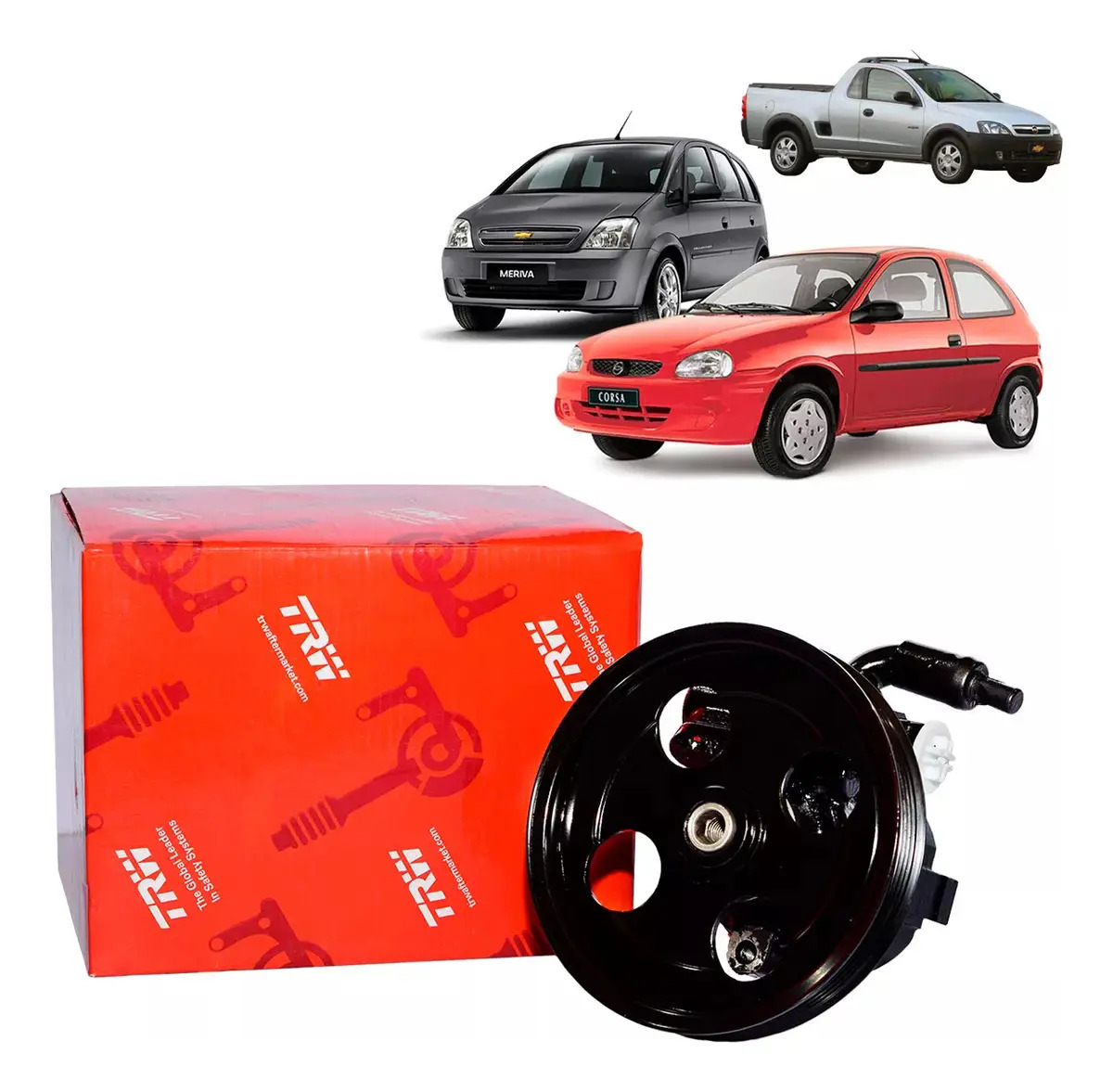 Bomba Direcao Hidraulica Trw Meriva 2003 - TRW ORIGINAL 19455, JPR1069, 19846, 93370988, 94711870, 92106, DH252106, 26144797