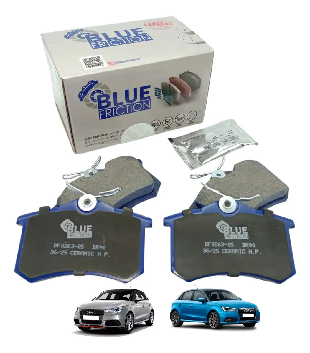 Pastilha Freio Traseira Audi Tt A6 A1 Sportback C3 Bf0263-05 - BLUE FRICTION 1E0698451