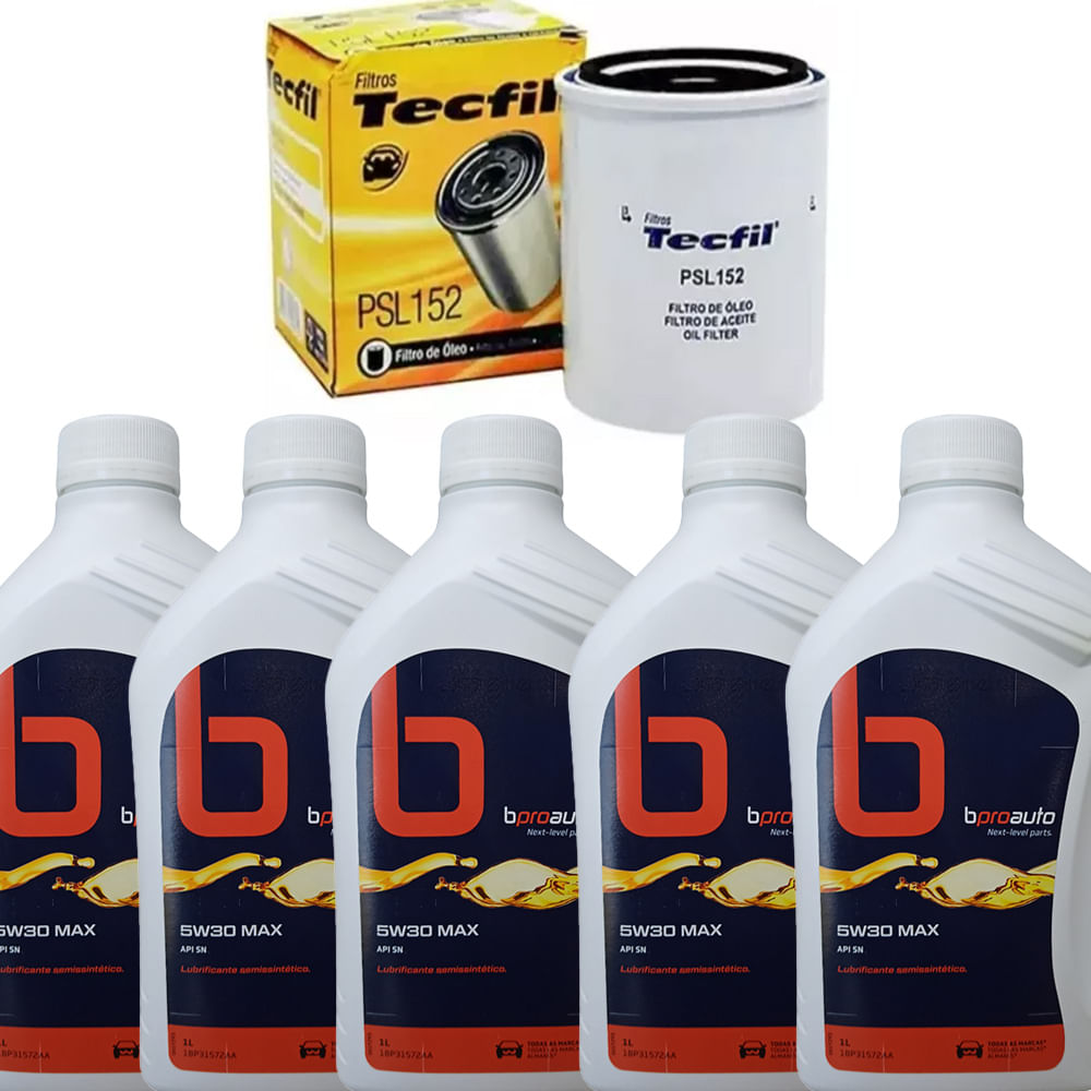 Kit Troca Óleo Eclipse Cross 1.5 Gasolina (2020-2021) 5W30 - BPROAUTO 2006654997