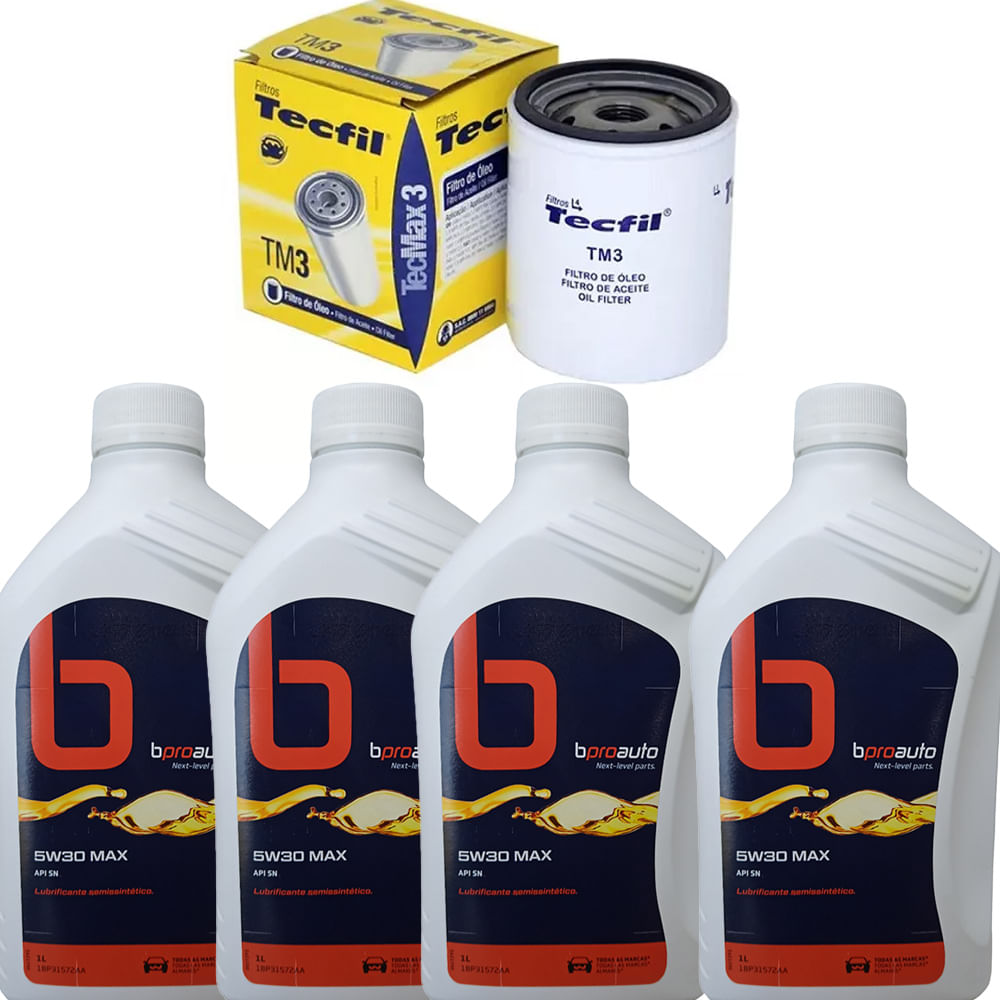 Kit Troca Óleo Strada 1.8 8V Flex (2005-2012) 5W30 - BPROAUTO 2006655322