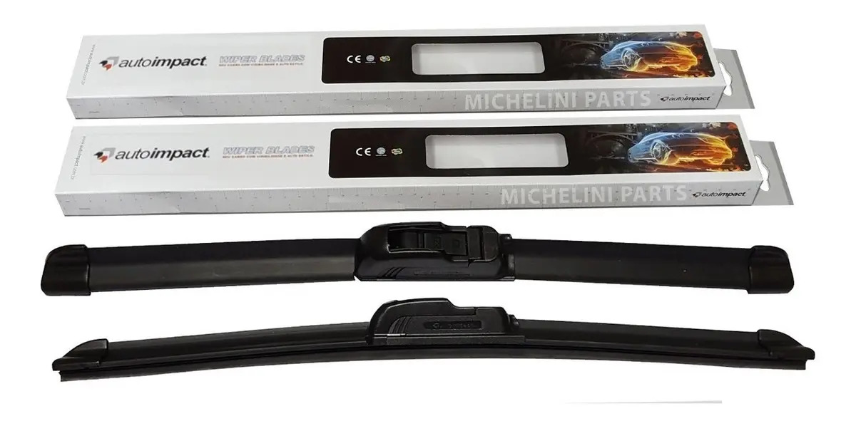Palheta Limpador Parabrisa Volkswagen Fox 2003 Ate 2012 Preto - AUTOIMPACT 22A/15A