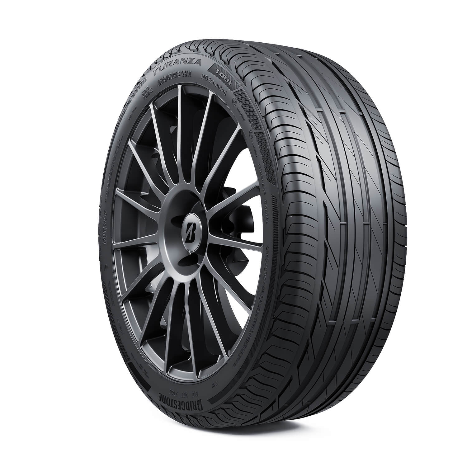 Pneu Bridgestone 205/55R17 91W Turanza T001* - BRIDGESTONE 240031