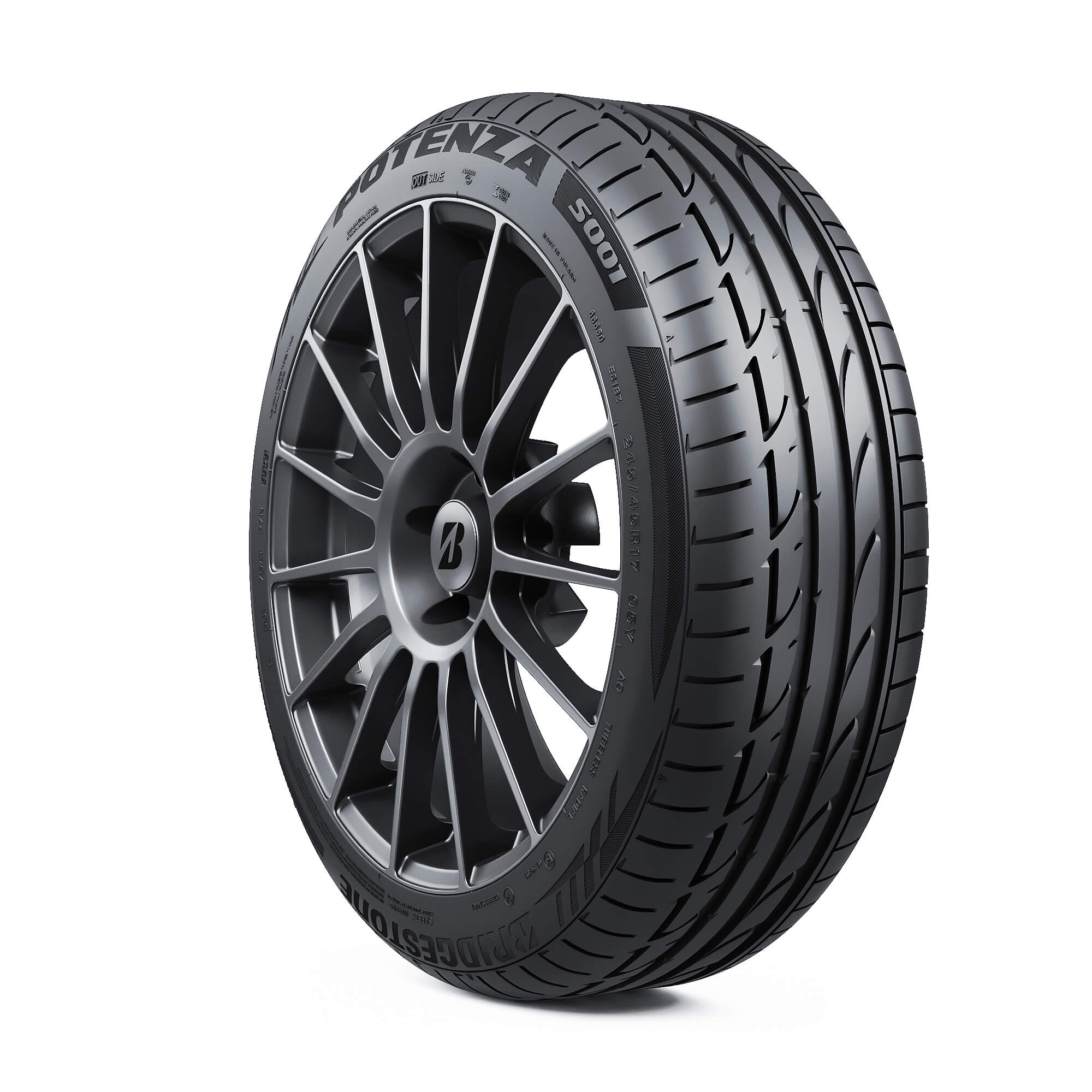 Pneu Bridgestone 215/40R17 87Y XL Potenza S001 Ao - BRIDGESTONE 240034