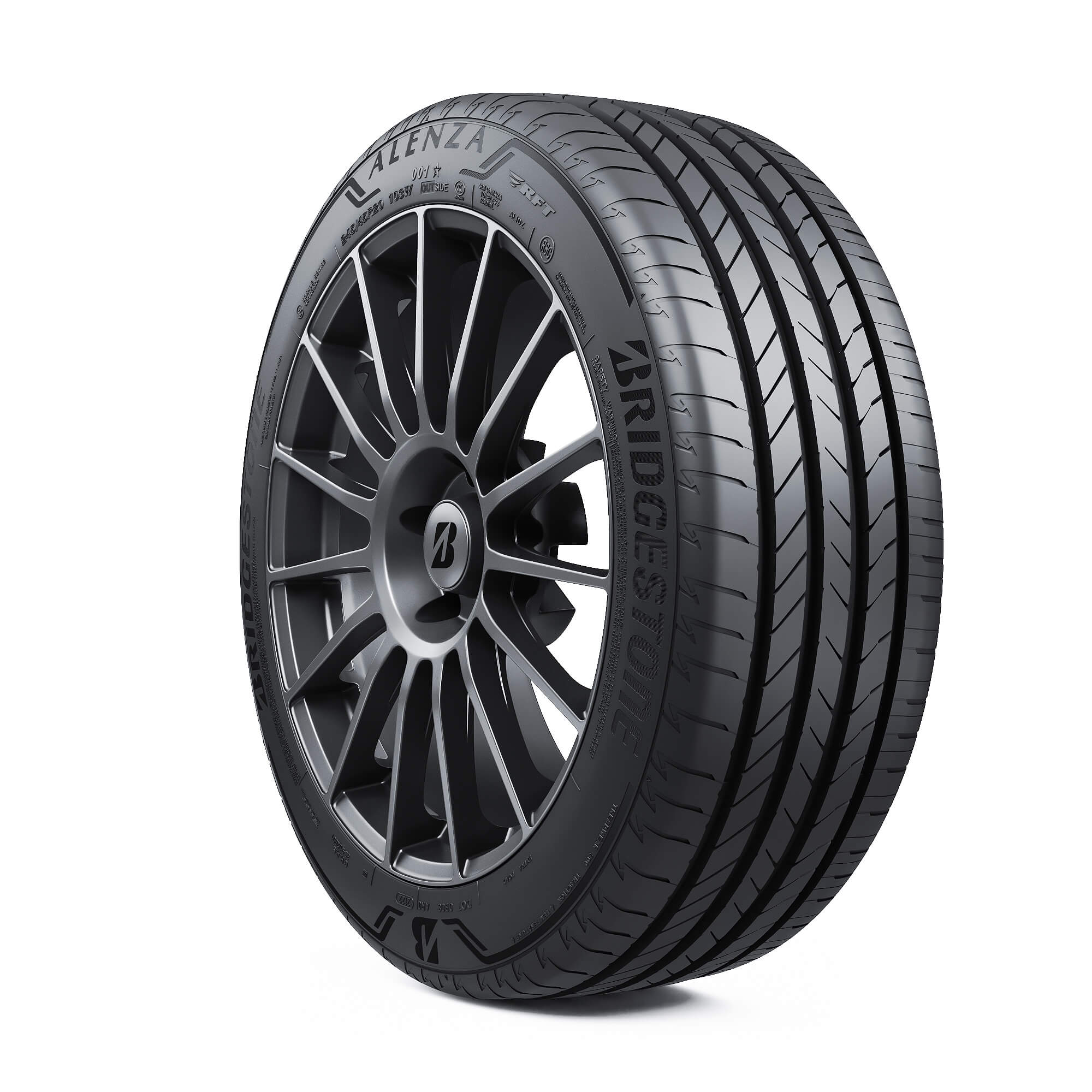 Pneu Bridgestone 235/55R18 100W Run Flat Alenza 001 Extended Moe - BRIDGESTONE 242096