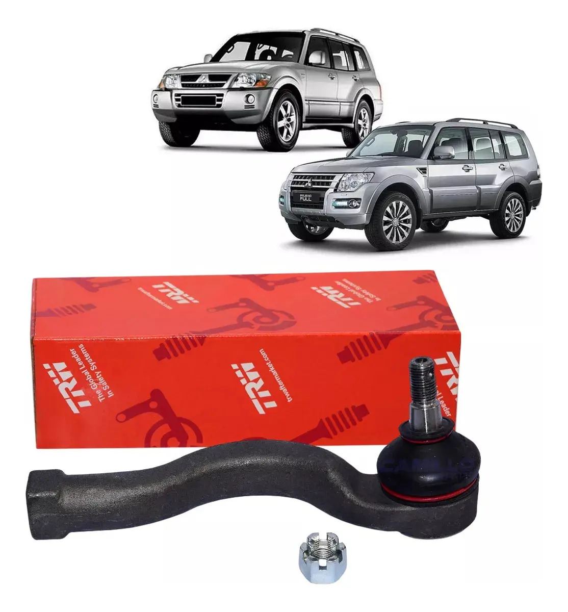 Terminal De Direção Lado Esquerdo Pajero Full 3.2 2006 Trw - TRW ORIGINAL 26374s11 // JTE7566s11 / 335344s11 / 4422A096s11 / MR508135s11