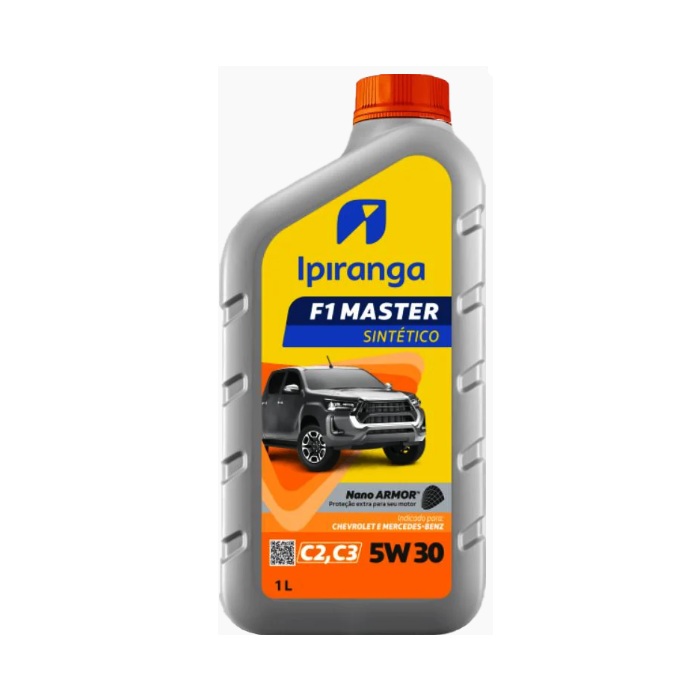 Óleo de Motor 5W30 API F1 Master 100% Sintético 1 Litro - IPIRANGA 31043153