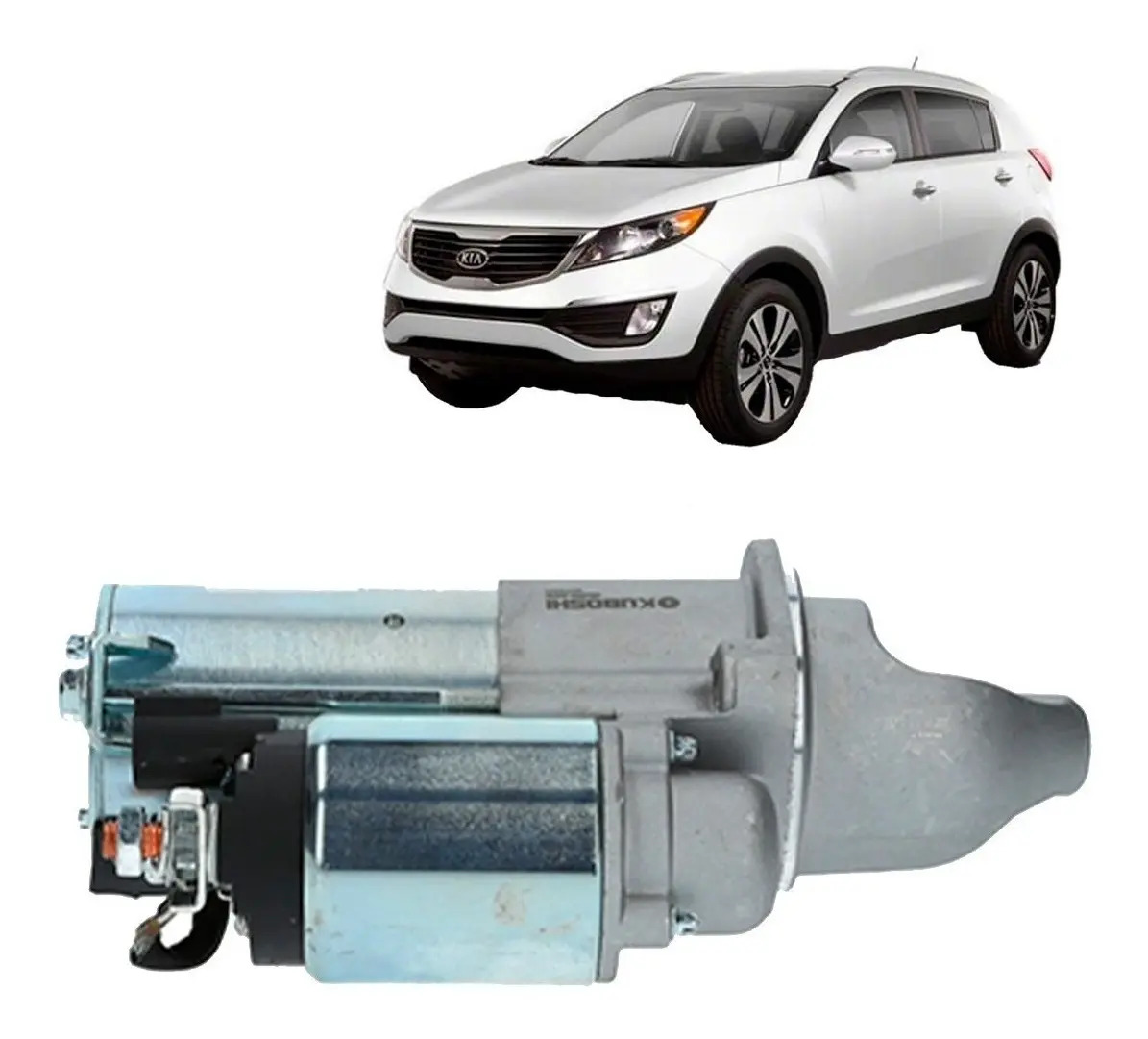 Motor de partida para Sportage 2.0 2010 2017 16v - KBI 36100-2G000