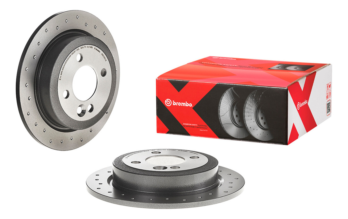 Disco de freio Brembo 08.9163.1x Mini Cooper 2012 - BREMBO 4281362797192668