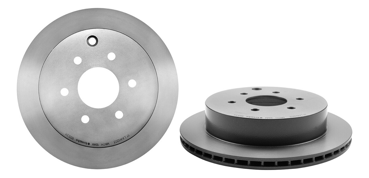 Disco de freio/Nissan Frontier Le 2007 - 2008 traseiro - BREMBO 4281438544654465