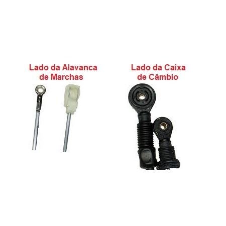 Kit Cabos de Transmissão HYUNDAI HB20 Engate e Seleção - BILBAO 437941S500