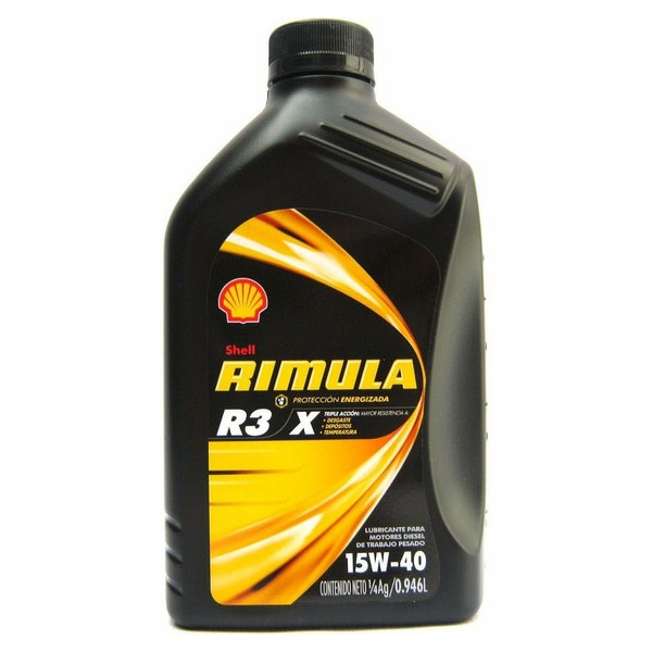 Óleo de Motor 15W40 Rimula R3 Extra Cl4 1 Litro - SHELL 44422905
