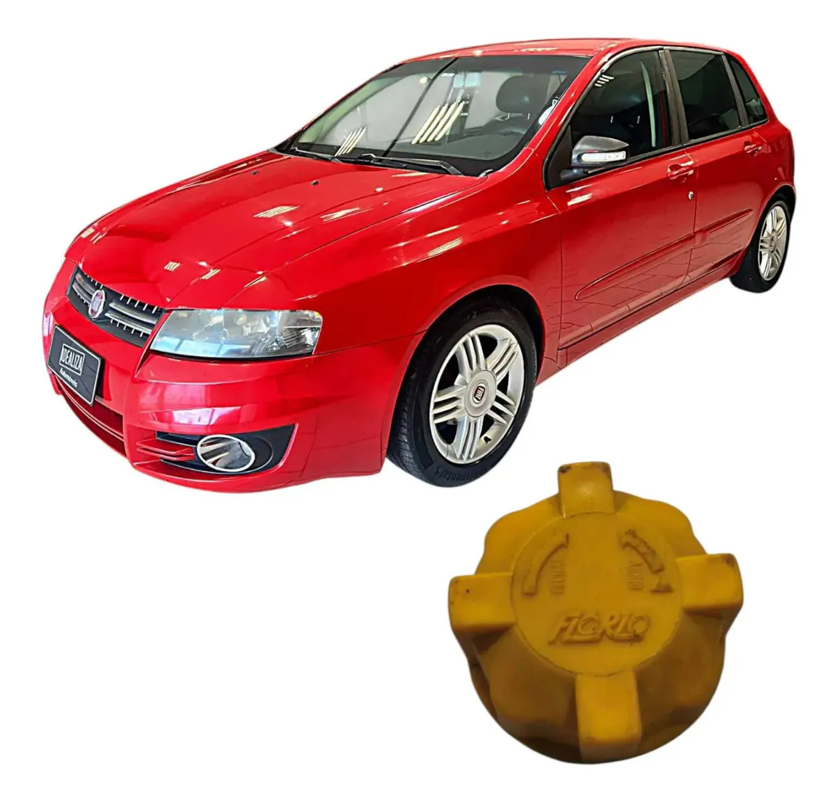 Tampa Reservatório Água Radiador Fiat Stilo 2009 - FIAT 48548499684