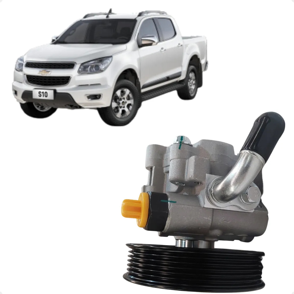 Bomba Direção Hidráulica Chevrolet S10 2.5 2014 2015 2018 - YEN DISTRIBUIDORA 52040924