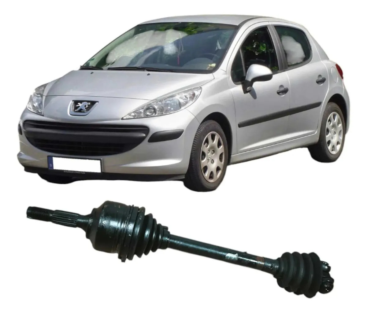 Semi-eixo Esquerdo Peugeot 207 2009 1.4 - PEUGEOT 568246347