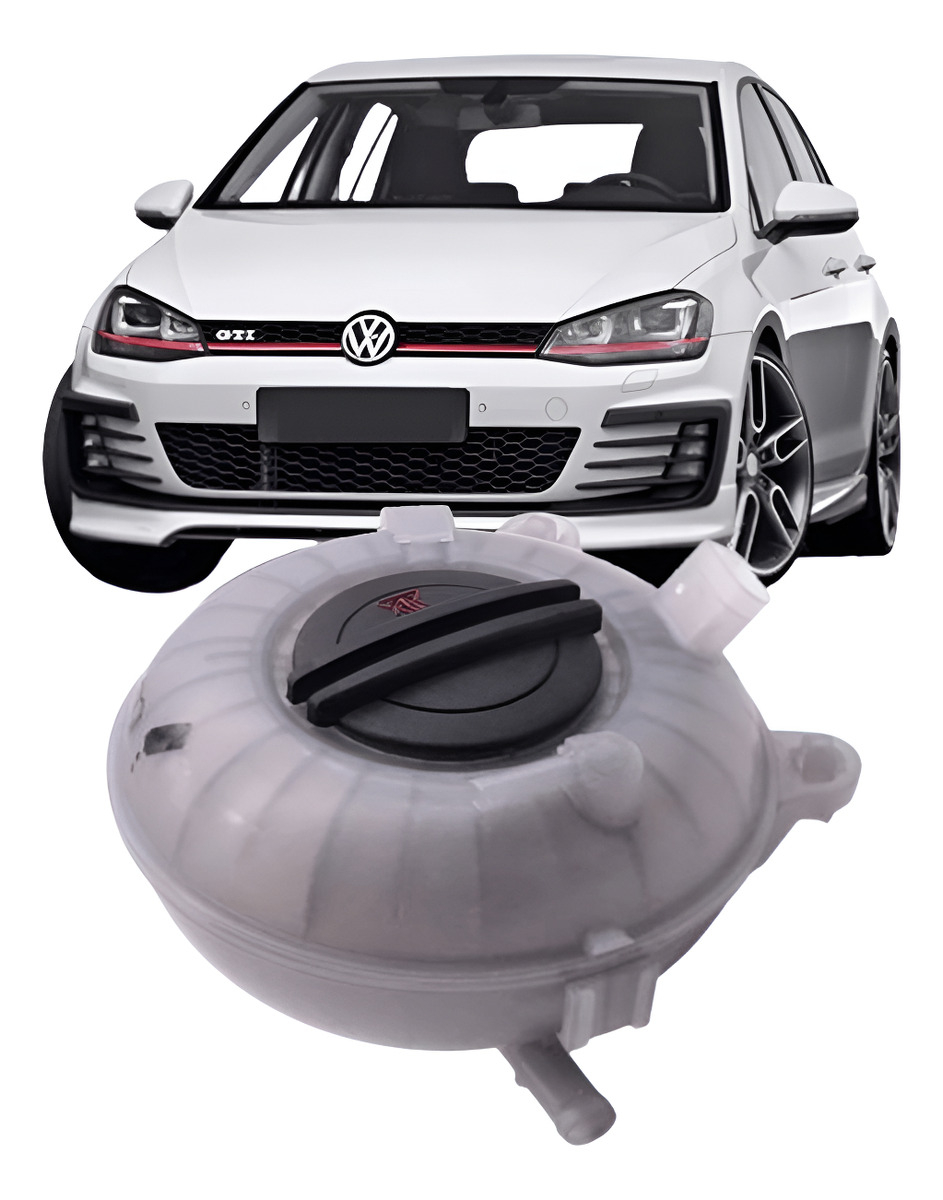 Reservatorio De Agua Do Radiador Golf 2.0 Gti De 2014 À 2021 - HD 5Q0121407H / 5Q0122291AL / 5Q0121407A / 5Q0121407M