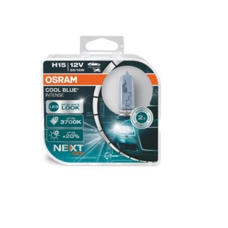 Par de Lâmpada Unitário H15 19/ 64W 12V 3700k Cool Blue Intense - OSRAM 64176CBN