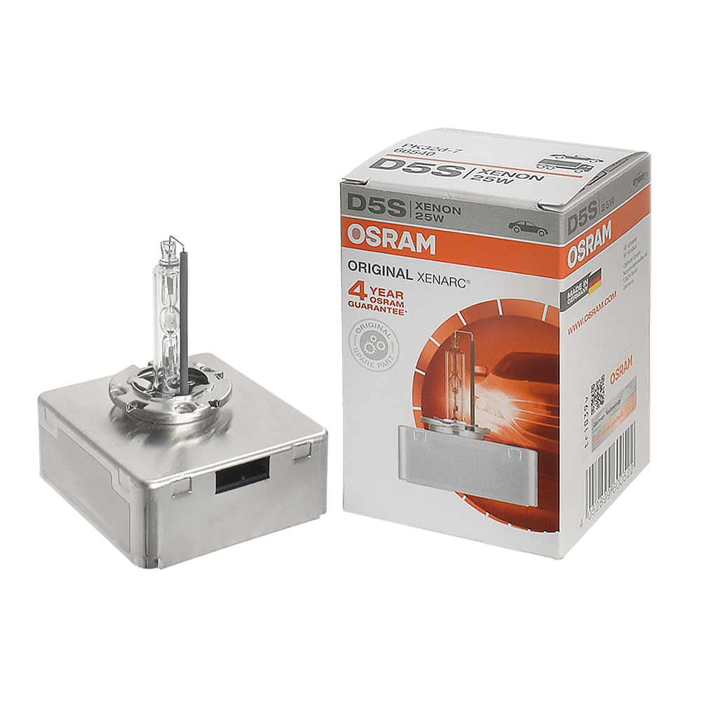 Lâmpada Xenon D5S 4400K 25W - Original Xenarc 66540