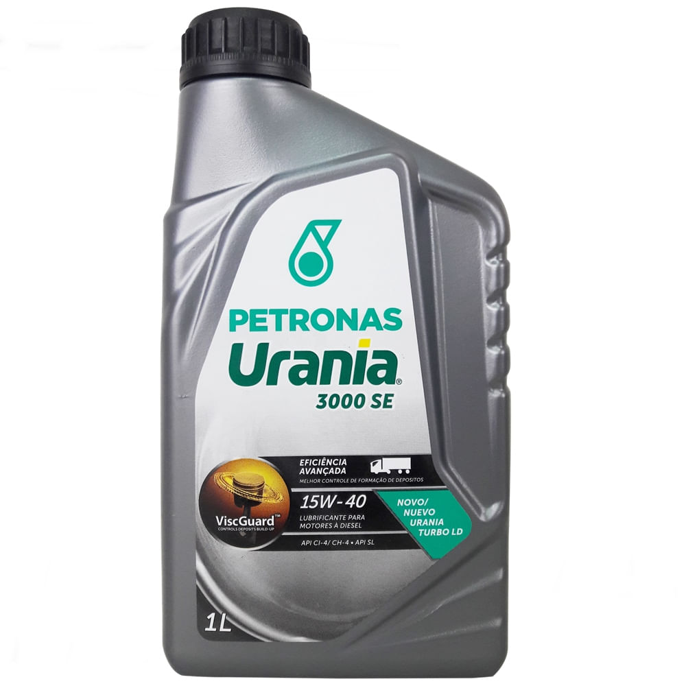 Óleo Lubrificante Petronas Urania 3000 SE 15W40 Turbo LD para Motores Diesel 1L - PETRONAS 7081500