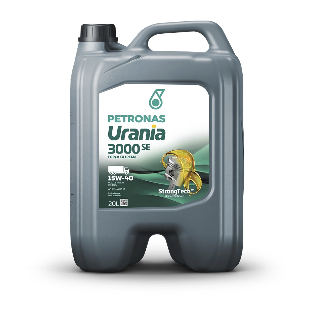 Óleo de Motor 15W40 Urania 3000 Se 4 Litros - PETRONAS 71660K13BR