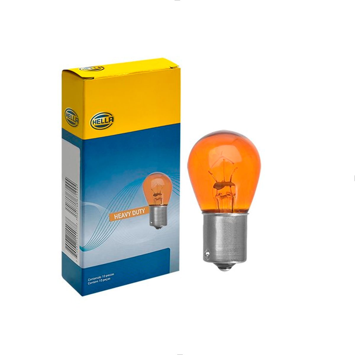 Lâmpada PY21W 1 Polo 3200K 24V 21W Âmbar Heavy Duty 7510LTS