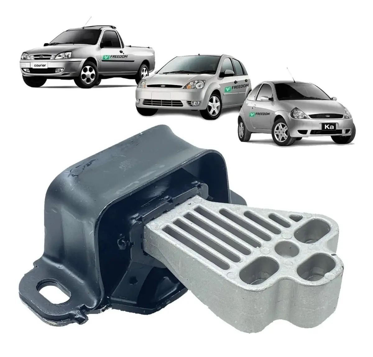 Coxim Do Motor Ford Courier Fiesta Ka 1999 Á 2013 Direito - DELTHY 7S556038BA, XS616038AD, 102351, 2251, 5211899, 2715, 2776, RY06026, 78309