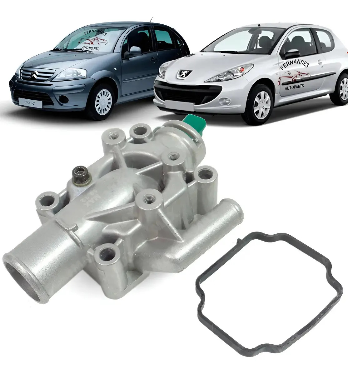 Carcaça Válvula Termostática Peugeot 206 207 3071.6 16v - MAX 9647265980
