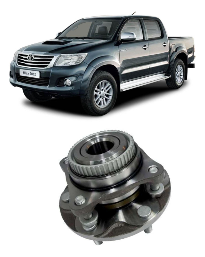 Cubo De Roda Dianteira Toyota Hilux 2005 Até 2015, Com Abs - PERFECT FIT IND AD03723