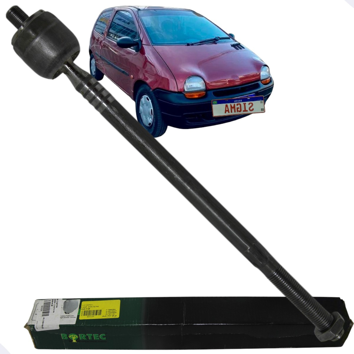 Barra Axial Direção Mecânica Twingo 1994 95 A 2007 Bortec - BORTEC BA8040