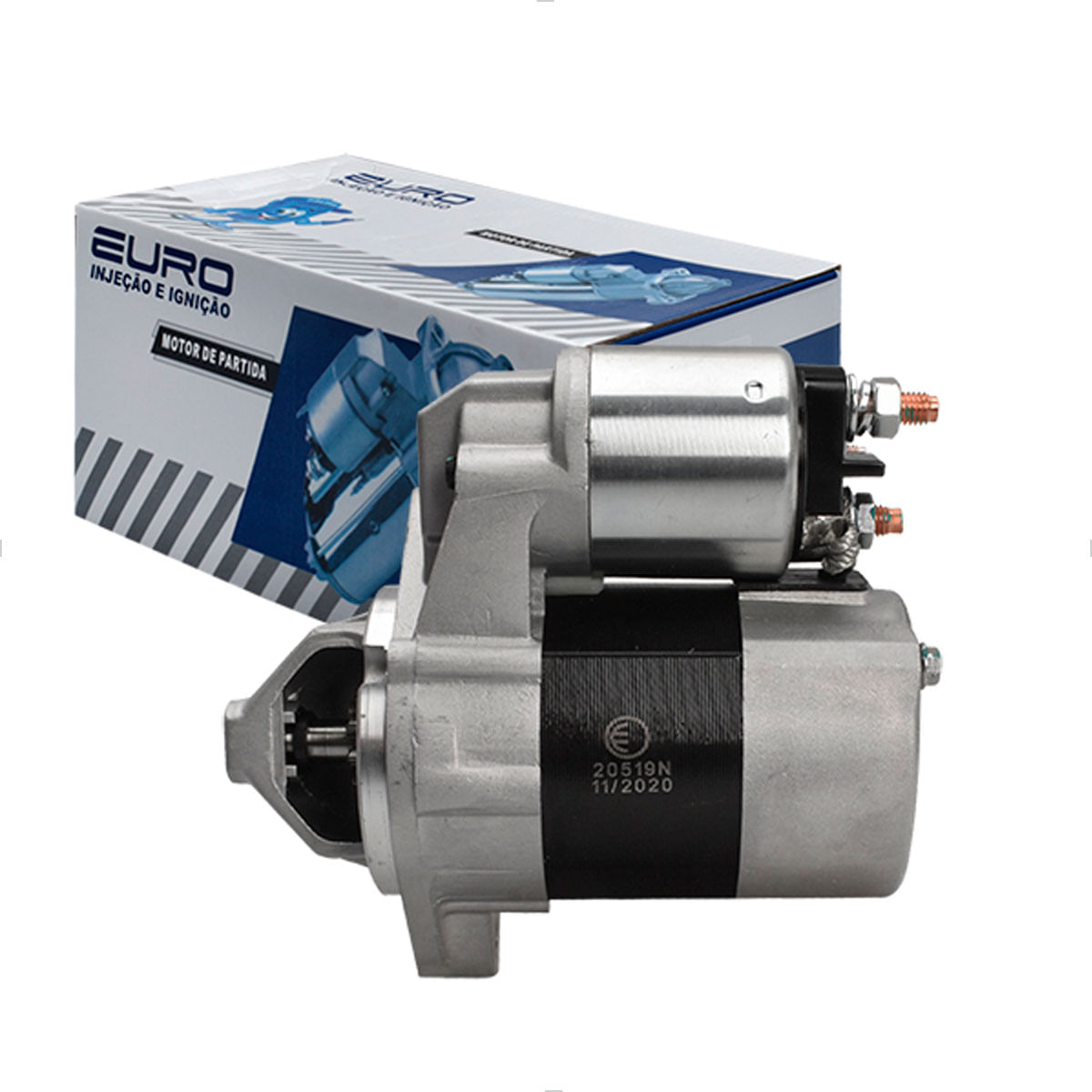Motor Partida Ford Fiesta 1.0 1.6 1999 até 2014 - 20519N - EURO EP-20519N--FIESTA