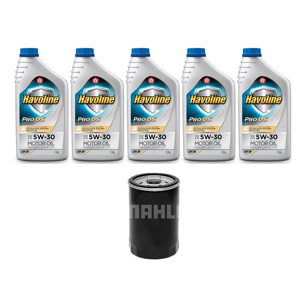 Kit Troca Óleo Havoline 5w30 Gm Vectra 2.4 Flex 2006/2008
