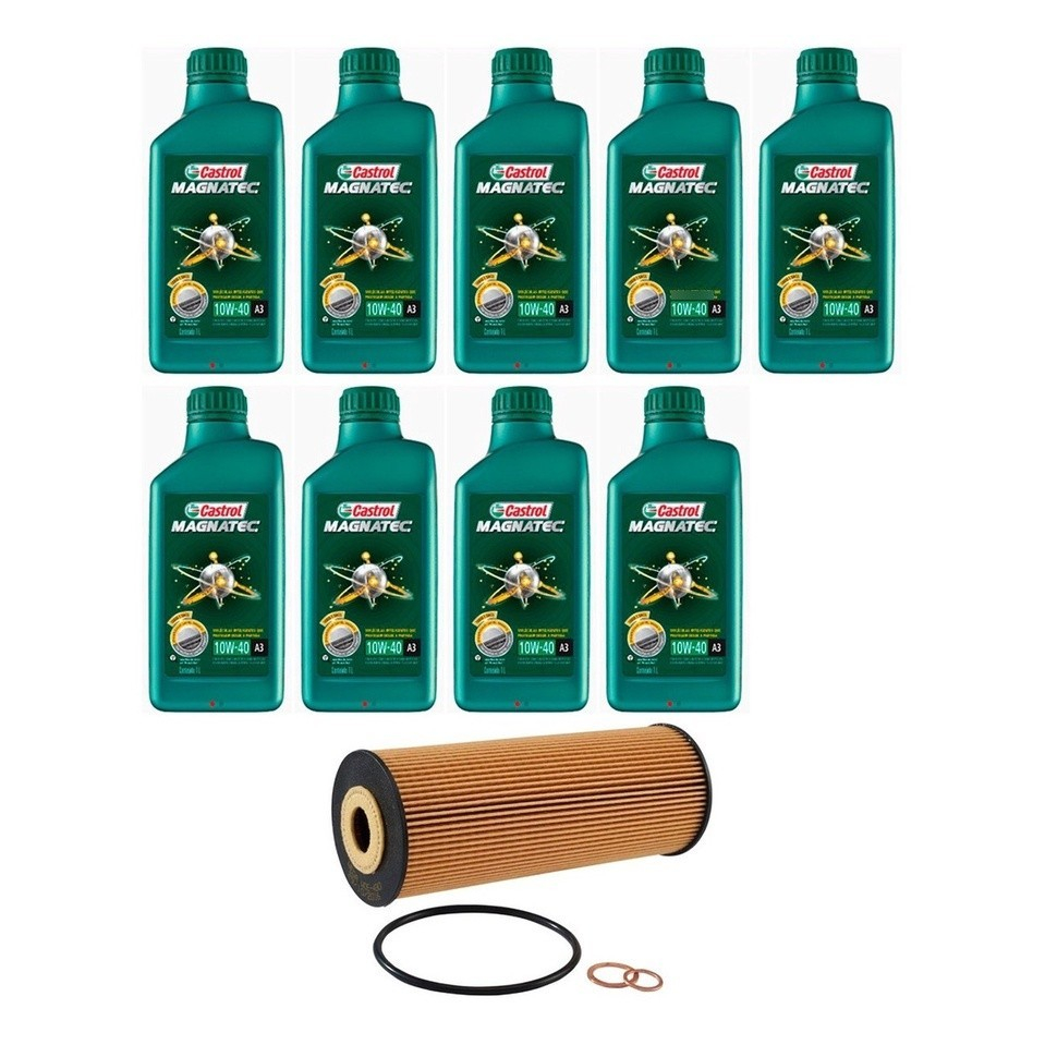 Kit Troca Oleo Castrol 10W40 Rexton II 3.2 2002/2006