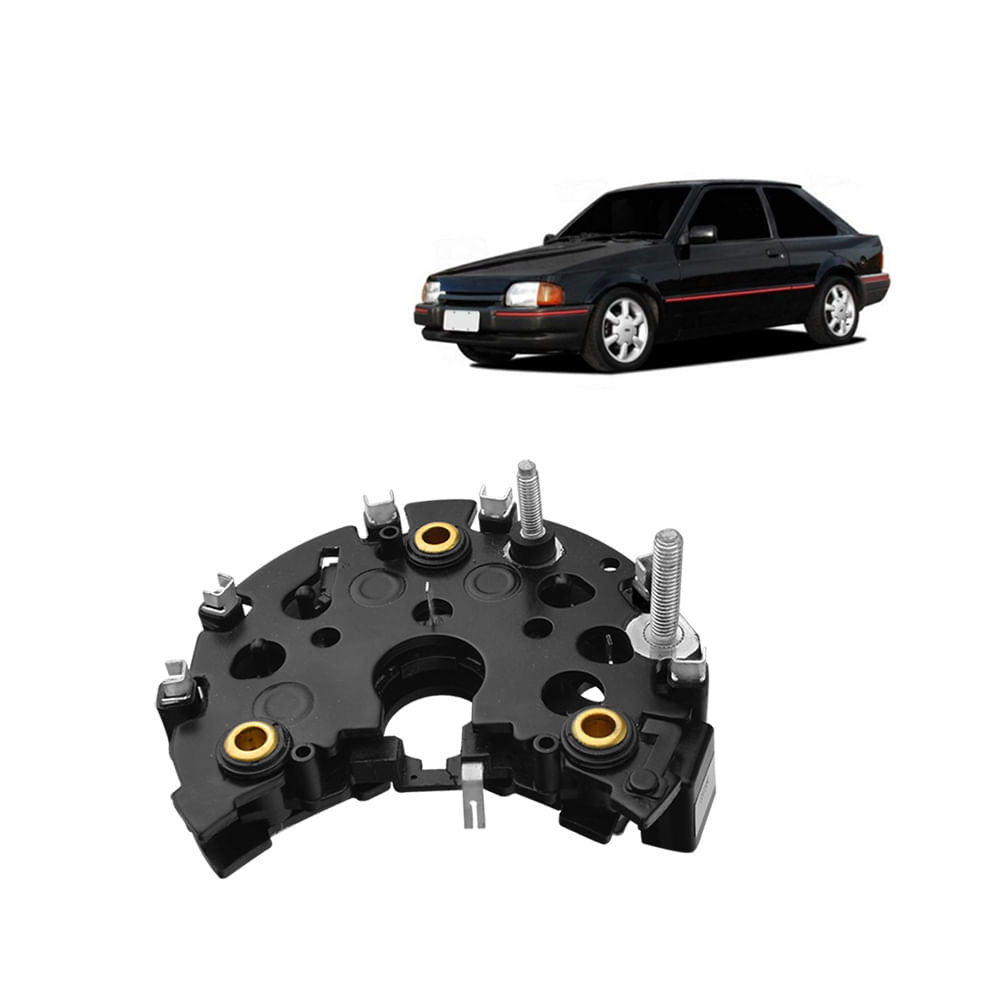 Placa Retificadora 90A Alternador Escort 1.8 Fiesta - GAUSS GA-1584
