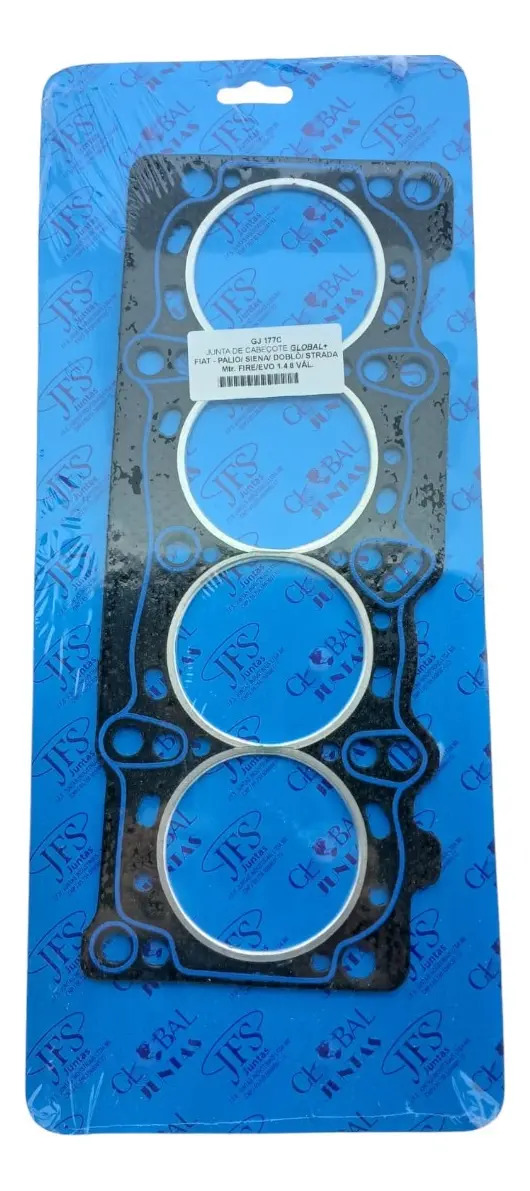 Junta Do Cabeçote Sob Medida Punto 1.4 8v Fire Evo 3mm - GLOBAL JUNTAS GJ177C